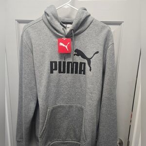 PUMA Men's Essentials Fleece Pullover Hoodie Size Lg.